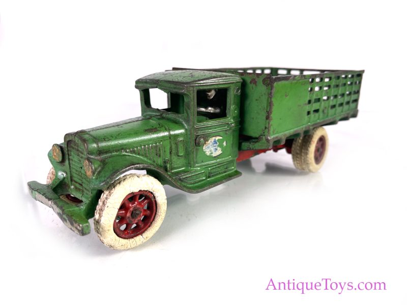 Arcade International Truck Cast Iron Stake Truck <FONT COLOR="ff000 ">*SOLD*</font>