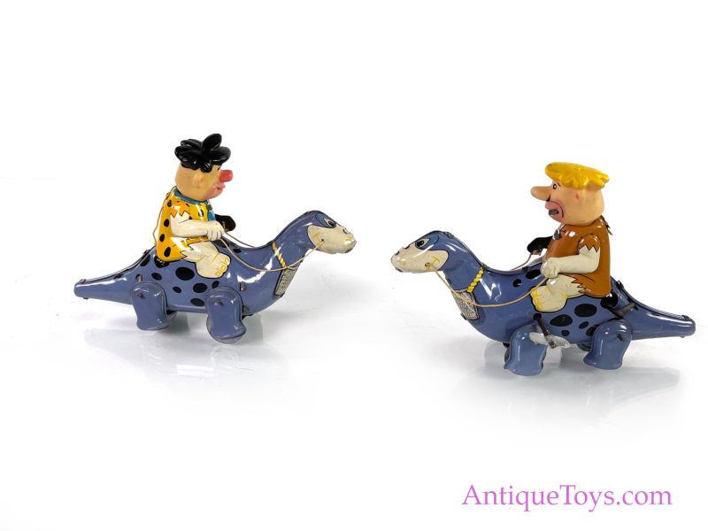 Linemar Barney and Fred on Dino the Dinosaur Tin Windup Toy <FONT COLOR="ff000 ">*SOLD*</font> - Image 7