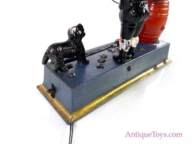 Hubley Cast Iron Mechanical Trick Dog Bank <FONT COLOR="ff000 ">*SOLD*</font> - Image 9