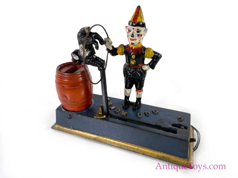 Hubley Cast Iron Mechanical Trick Dog Bank <FONT COLOR="ff000 ">*SOLD*</font> - Image 2