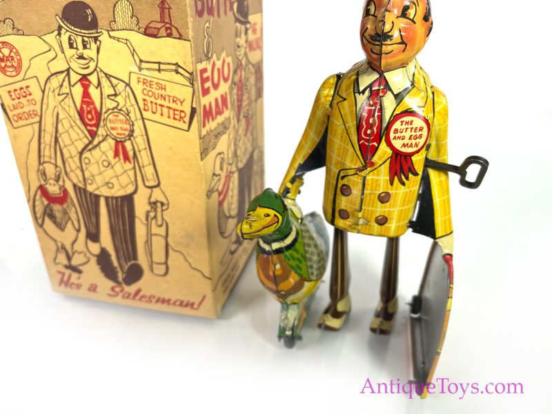 Marx Butter and Eggs Man Tin Windup Toy <FONT COLOR="ff000 ">*SOLD*</font> - Image 6