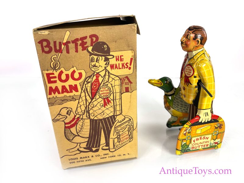 Marx Butter and Eggs Man Tin Windup Toy <FONT COLOR="ff000 ">*SOLD*</font> - Image 5