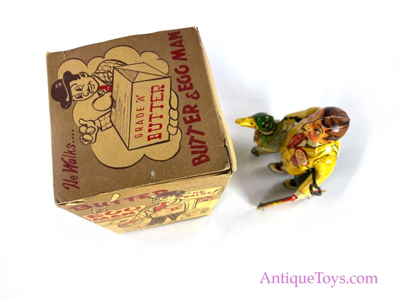 Marx Butter and Eggs Man Tin Windup Toy <FONT COLOR="ff000 ">*SOLD*</font> - Image 4