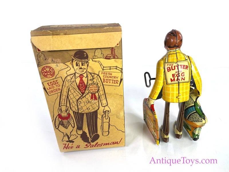 Marx Butter and Eggs Man Tin Windup Toy <FONT COLOR="ff000 ">*SOLD*</font> - Image 3