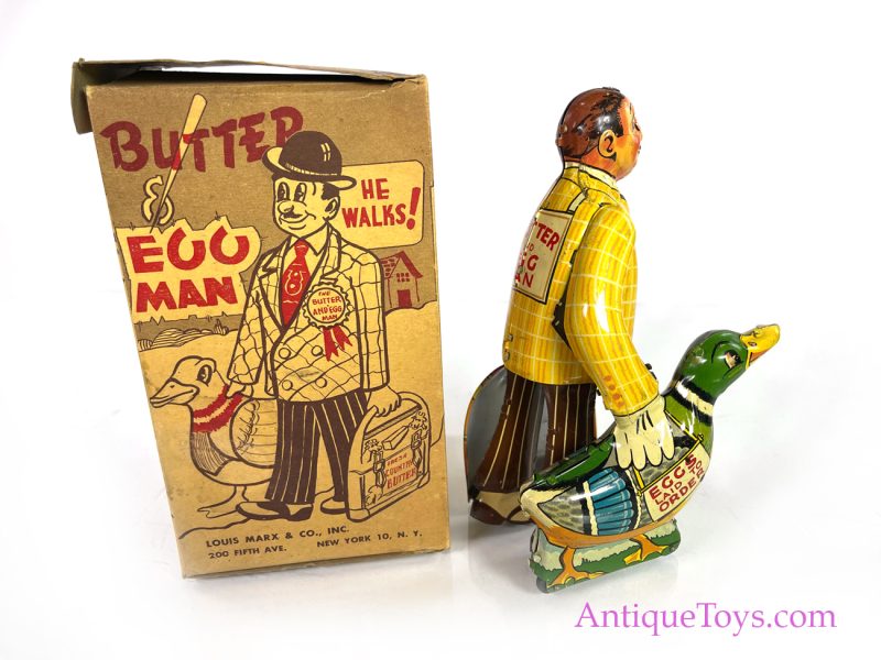 Marx Butter and Eggs Man Tin Windup Toy <FONT COLOR="ff000 ">*SOLD*</font> - Image 2