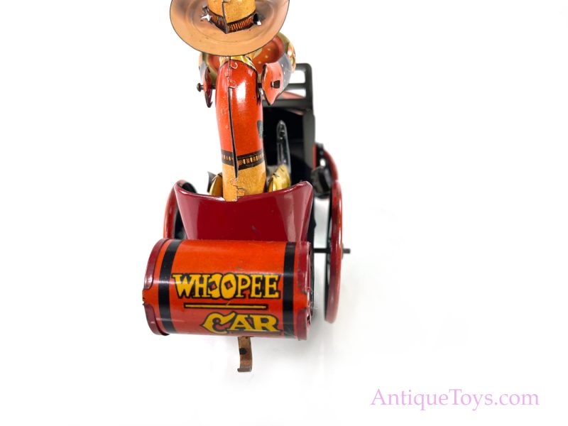Marx Tin Lithographed Windup Cowboy Whoopee Car for Sale <FONT COLOR="ff000 ">*SOLD*</font> - Image 5