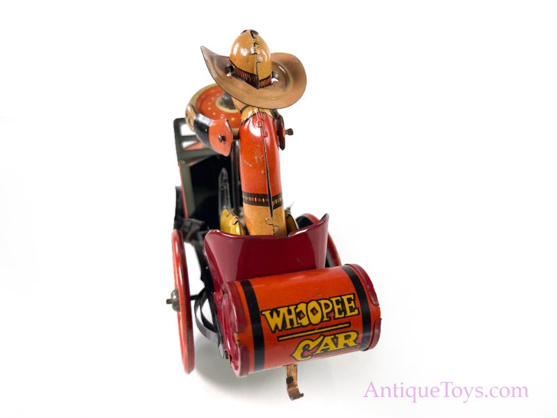 Marx Tin Lithographed Windup Cowboy Whoopee Car for Sale <FONT COLOR="ff000 ">*SOLD*</font> - Image 4