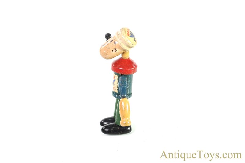 Chesebrough Mfg. Co. Poseable Jointed Wooden NRA Popeye Figure <FONT COLOR="ff000 ">*SOLD*</font> - Image 2