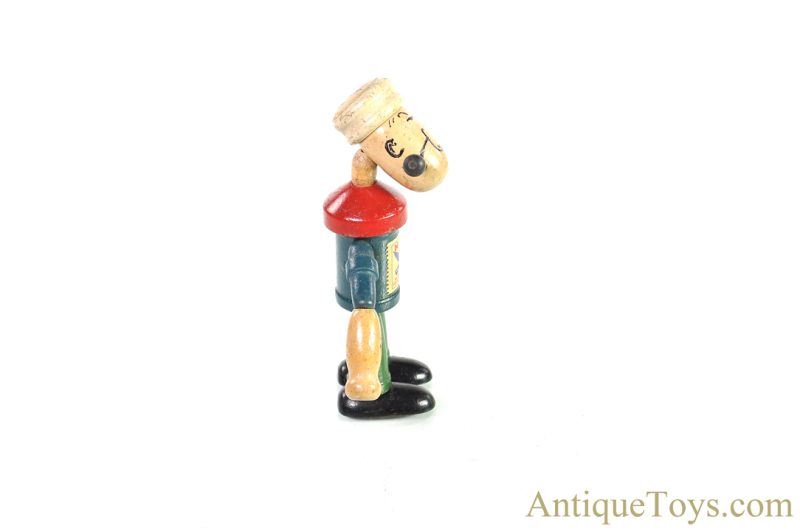 Chesebrough Mfg. Co. Poseable Jointed Wooden NRA Popeye Figure <FONT COLOR="ff000 ">*SOLD*</font> - Image 4