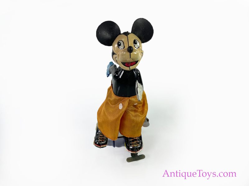 Linemar Marx Tin Lithographed Windup Mickey Mouse Skater Toy <FONT COLOR="ff000 ">*SOLD*</font> - Image 5