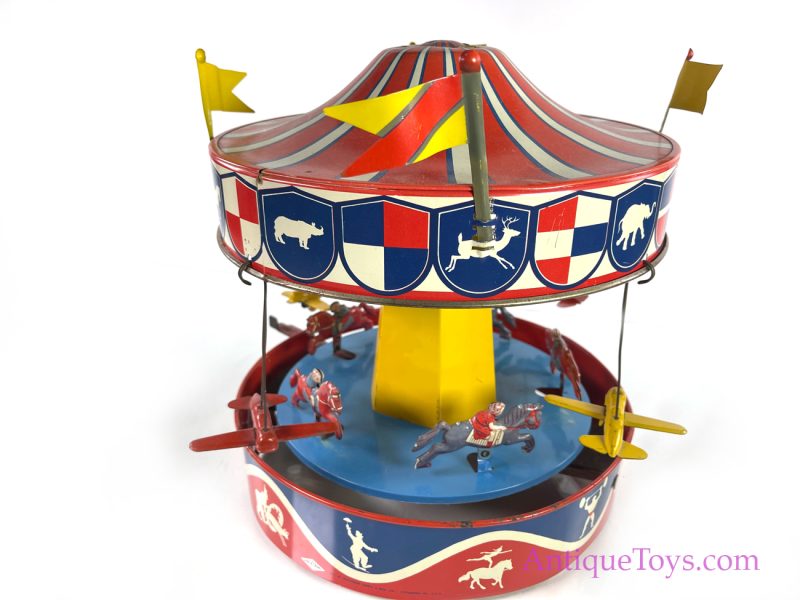 Wolverine Circus Merry Go Round with Planes and Horses <FONT COLOR="ff000 ">*SOLD*</font> - Image 5