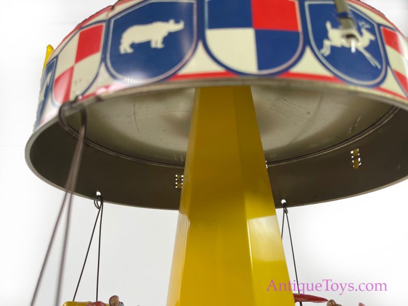 Wolverine Circus Merry Go Round with Planes and Horses <FONT COLOR="ff000 ">*SOLD*</font> - Image 2