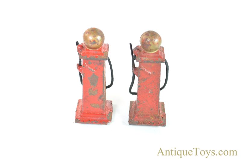Arcade Cast Iron Set of 2 Gas Pumps for Sale <FONT COLOR="ff000 ">*SOLD*</font> - Image 3