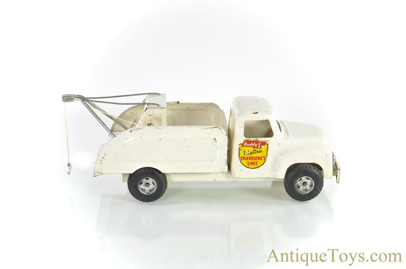 Buddy L Pressed Steel Electric Emergency Unit Tow Truck <FONT COLOR="ff000 ">*SOLD*</font>