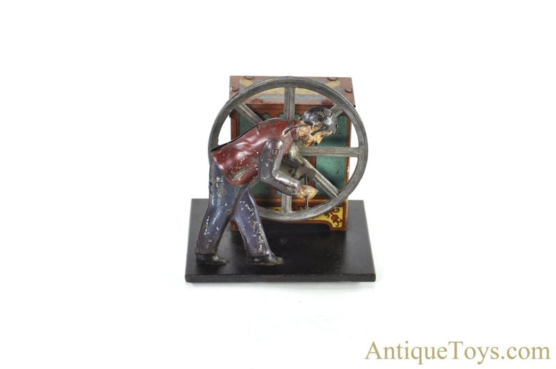 Carette Tin Lithographed Organ Grinder Music Box Steam Toy Accessory <FONT COLOR="ff000 ">*SOLD*</font> - Image 3