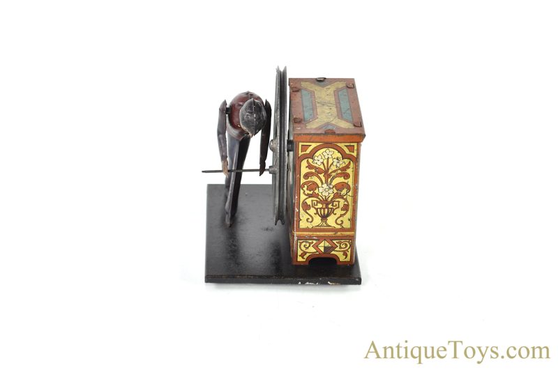 Carette Tin Lithographed Organ Grinder Music Box Steam Toy Accessory <FONT COLOR="ff000 ">*SOLD*</font> - Image 4