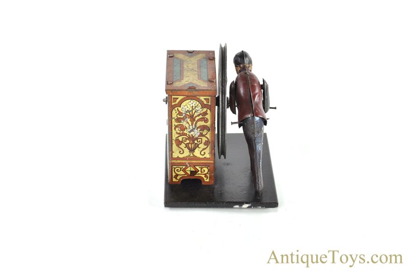 Carette Tin Lithographed Organ Grinder Music Box Steam Toy Accessory <FONT COLOR="ff000 ">*SOLD*</font> - Image 6
