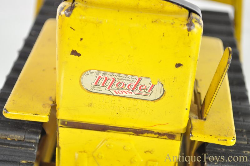 Doepke Model Toys Caterpillar D6 Pressed Steel Bulldozer <FONT COLOR="ff000 ">*SOLD*</font> - Image 7