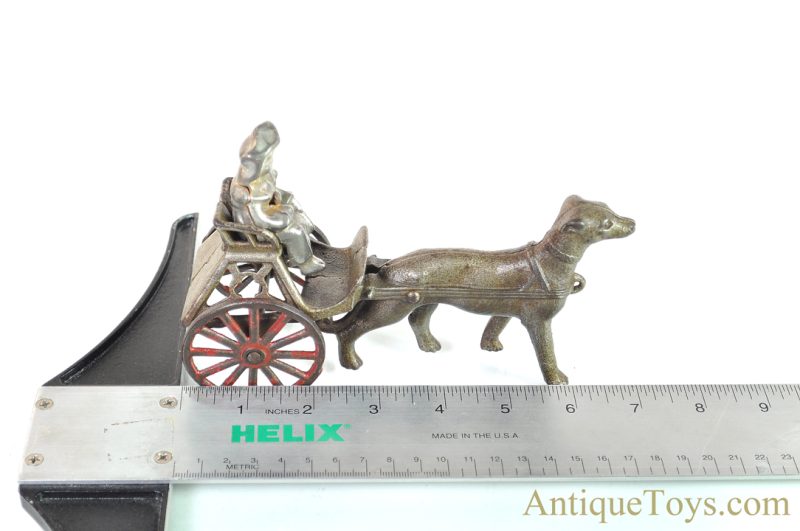 Kenton #K62/526 Nickeled Cast Iron Dog Cart for Sale <FONT COLOR="ff000 ">*SOLD*</font> - Image 8