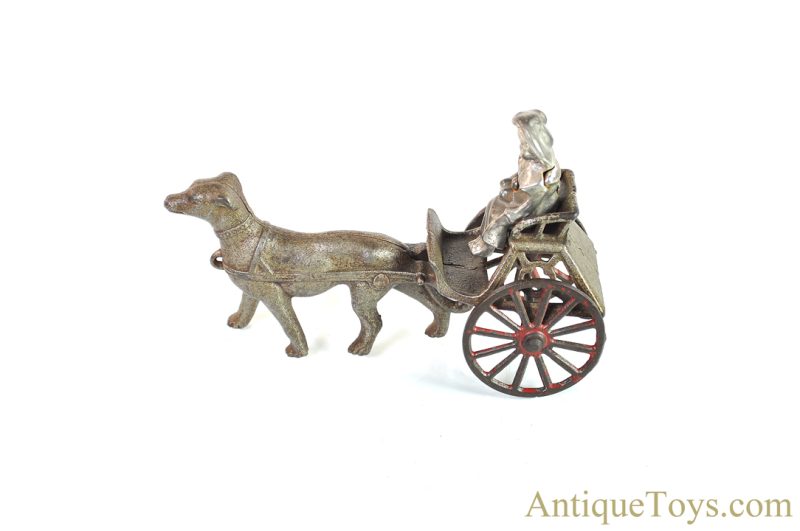 Kenton #K62/526 Nickeled Cast Iron Dog Cart for Sale <FONT COLOR="ff000 ">*SOLD*</font> - Image 2