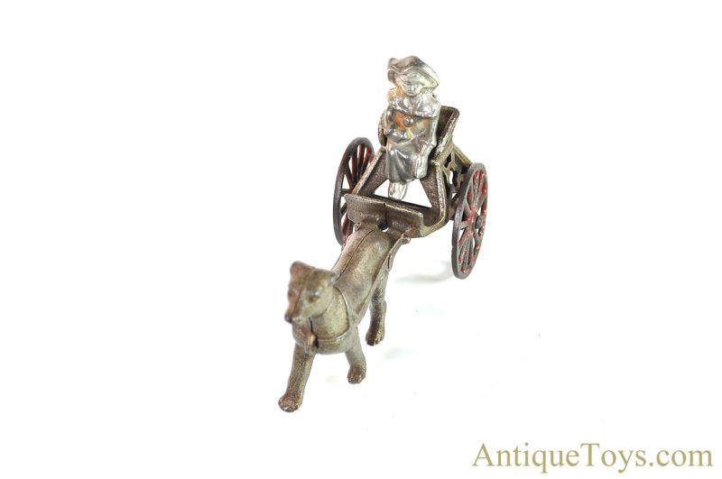 Kenton #K62/526 Nickeled Cast Iron Dog Cart for Sale <FONT COLOR="ff000 ">*SOLD*</font> - Image 3