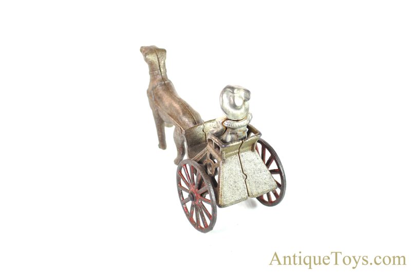 Kenton #K62/526 Nickeled Cast Iron Dog Cart for Sale <FONT COLOR="ff000 ">*SOLD*</font> - Image 5
