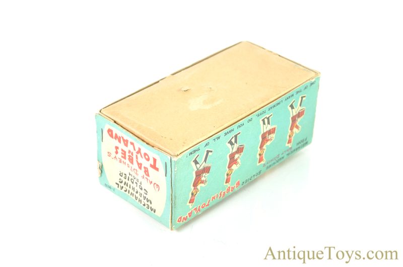 Linemar Marx Tin Lithographed Windup Mechanical Marching Soldier Walt Disney Babes in Toyland with Box <FONT COLOR="ff000 ">*SOLD*</font> - Image 9