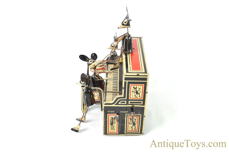 Marx "Marx Merry Makers" Tin Lithographed Mouse Band Windup Toy with Box for Sale <FONT COLOR="ff000 ">*SOLD*</font> - Image 4