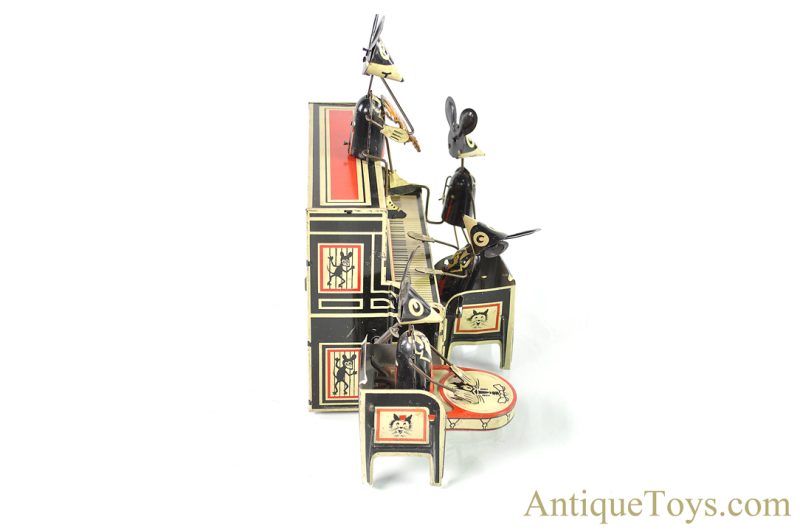 Marx "Marx Merry Makers" Tin Lithographed Mouse Band Windup Toy with Box for Sale <FONT COLOR="ff000 ">*SOLD*</font> - Image 6