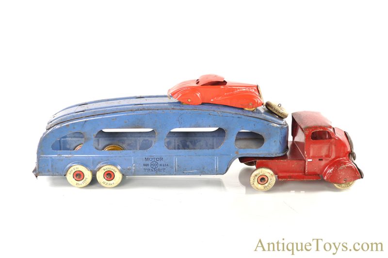 Marx Pressed Steel Motor Transit and Pressed Steel Car <FONT COLOR="ff000 ">*SOLD*</font>
