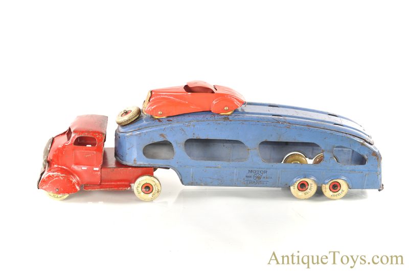 Marx Pressed Steel Motor Transit and Pressed Steel Car <FONT COLOR="ff000 ">*SOLD*</font> - Image 2