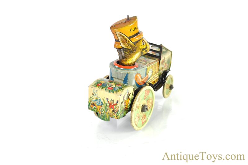 Marx Tin Lithographed Windup Uncle Wiggily He Goes A' Ridin' Wacky Car <FONT COLOR="ff000 ">*SOLD*</font> - Image 5