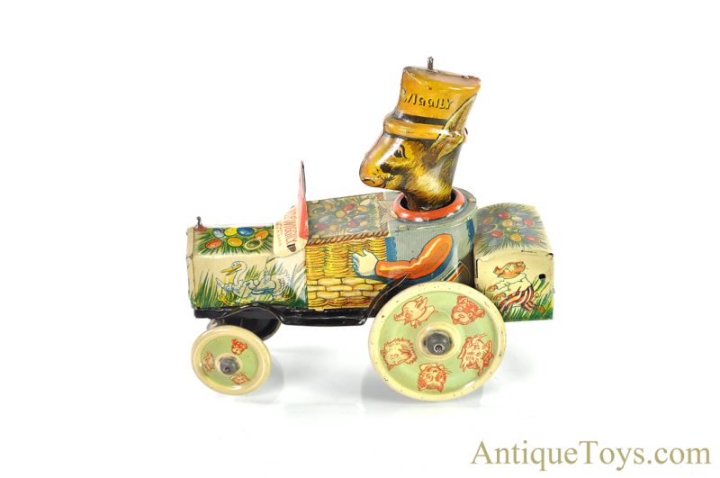 Marx Tin Lithographed Windup Uncle Wiggily He Goes A' Ridin' Wacky Car <FONT COLOR="ff000 ">*SOLD*</font> - Image 2