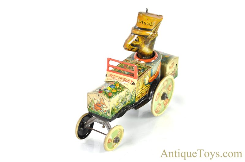 Marx Tin Lithographed Windup Uncle Wiggily He Goes A' Ridin' Wacky Car <FONT COLOR="ff000 ">*SOLD*</font> - Image 4