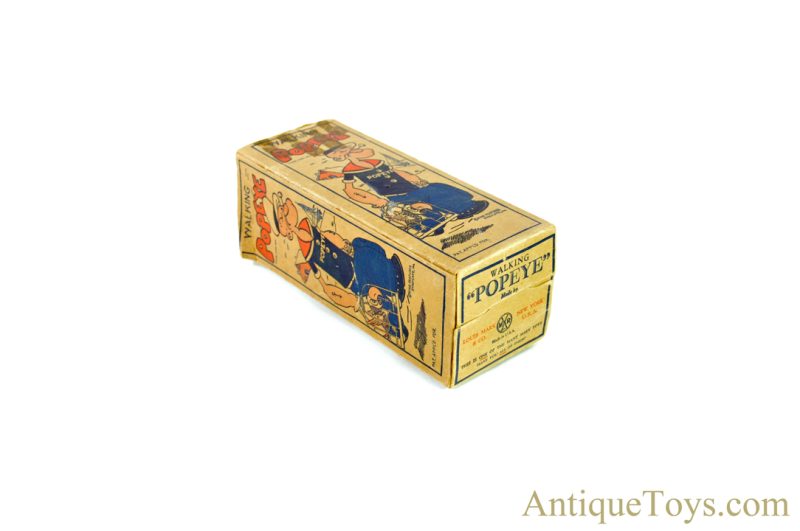 Marx Tin Lithographed Windup "Walking Popeye" in Box <FONT COLOR="ff000 ">*SOLD*</font> - Image 8
