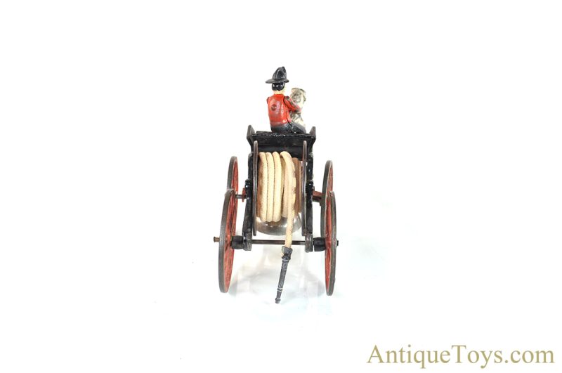 Pratt & Letchworth ca. 1890's No. SS Cast Iron Horse Drawn Fire Hose Wagon Bell Ringer <FONT COLOR="ff000 ">*SOLD*</font> - Image 6