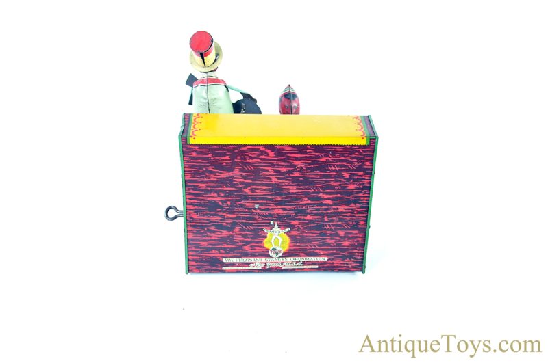 Strauss Mfg. Co. Tin Lithographed Windup Ham and Sam “The Minstrel Team” Black Americana Toy <FONT COLOR="ff000 ">*SOLD*</font> - Image 2