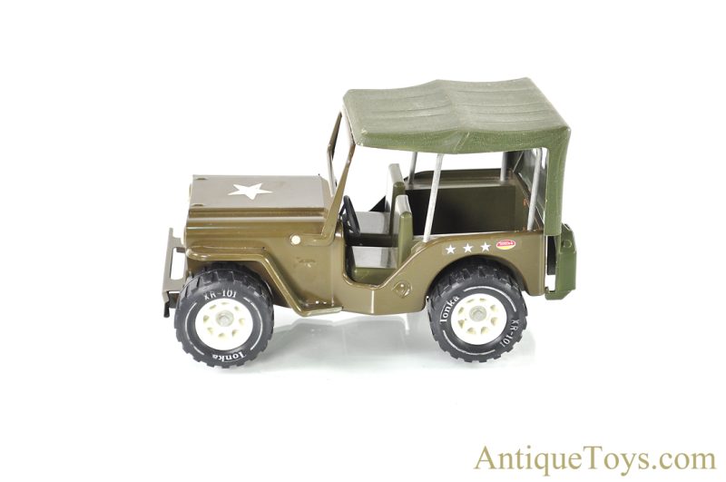 Tonka Toys Pressed Steel Military Jeep for Sale - Image 2