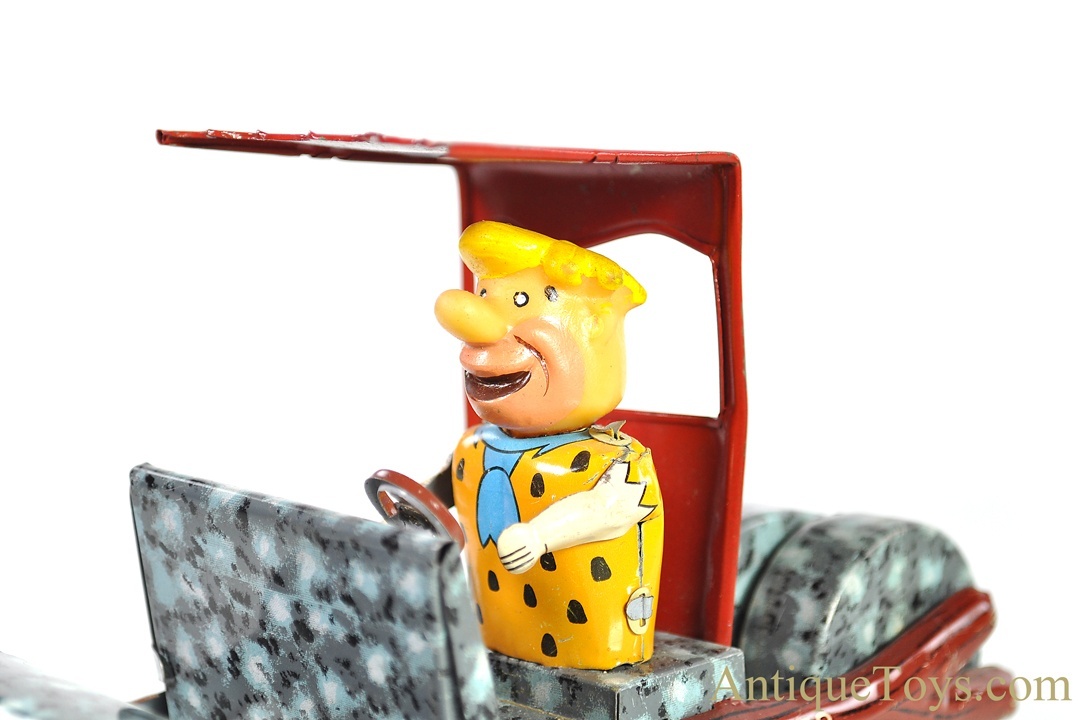 Marx Ca. 1960's “Flintstone Flivver” Tin Lithographed Friction Car