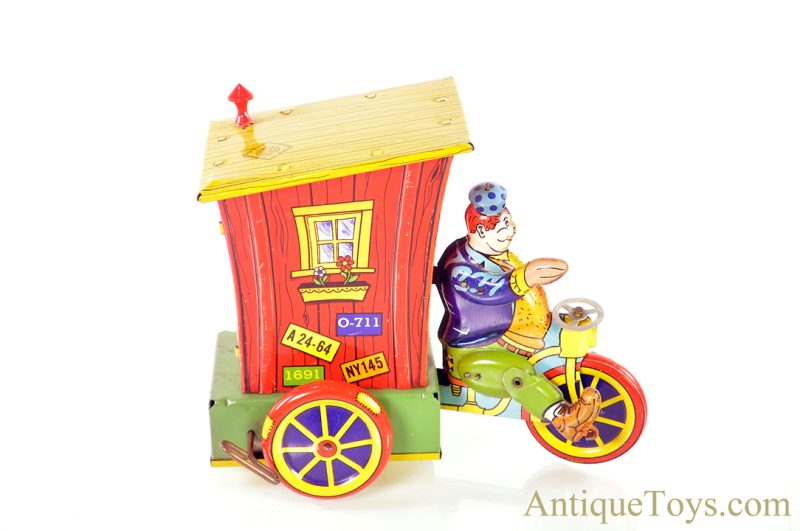 Wyandotte Toys All Metal Products Company Tin Lithographed Windup Mechanical Humphrey Mobile <FONT COLOR="ff000 ">*SOLD*</font>