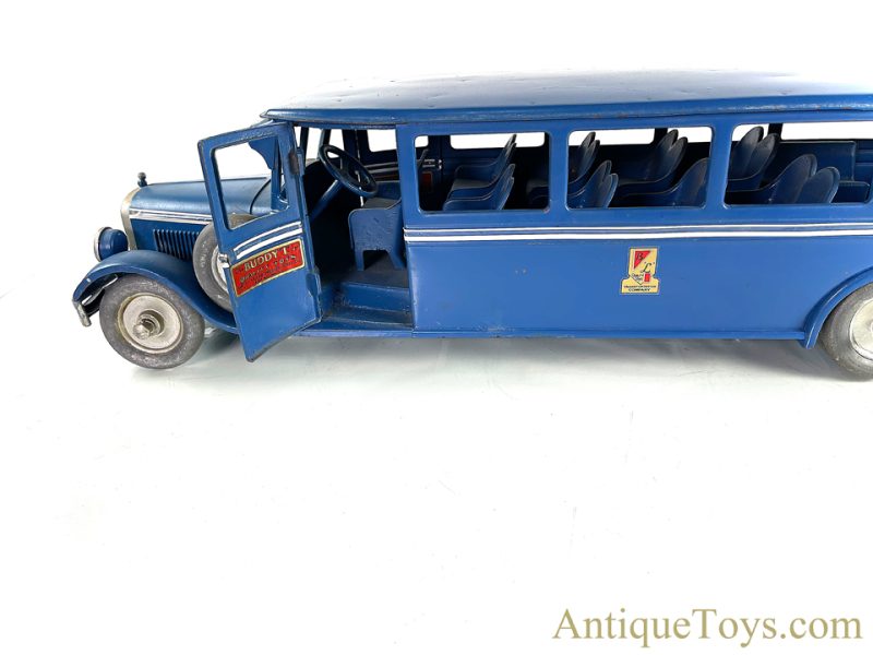 Buddy L Pressed Steel #208 Coach (1927-32) Passenger Bus <FONT COLOR="ff000 ">*SOLD*</font> - Image 12