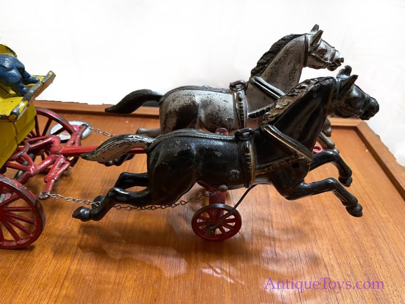 Kenton Toys Police Patrol Horse Drawn Carriage with Happy Hooligan <FONT COLOR="ff000 ">*SOLD*</font> - Image 3