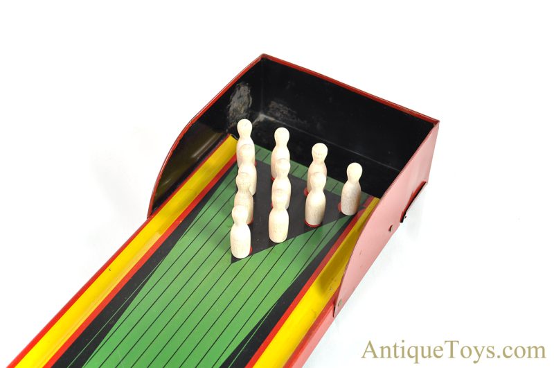 Baldwin Manufacturing Co. Tin Lithographed No. 300 King Pin Bowling Game <FONT COLOR="ff000 ">*SOLD*</font> - Image 6
