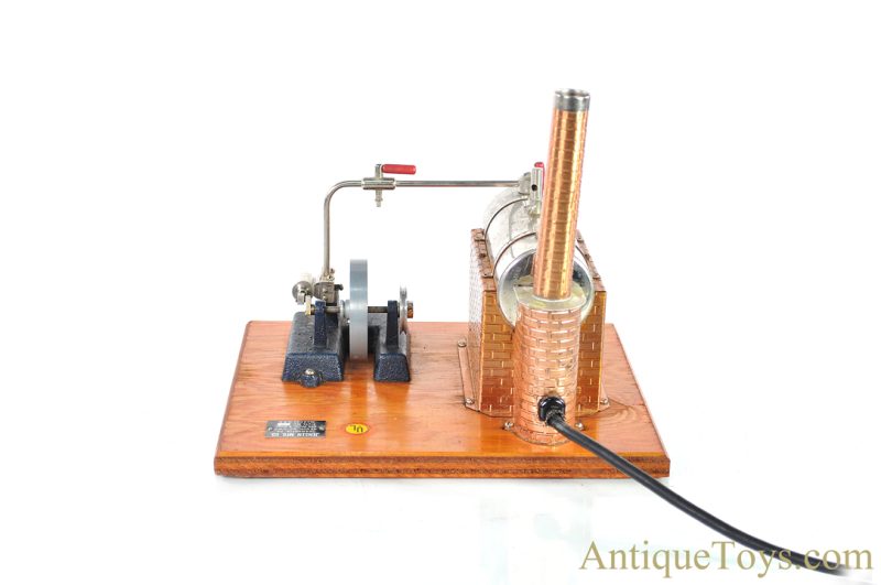 Jensen Mfg. Co. ca. 1940-1964 #5 115V AC/DC Horizontal Steam Engine with Box <FONT COLOR="ff000 ">*SOLD*</font> - Image 4