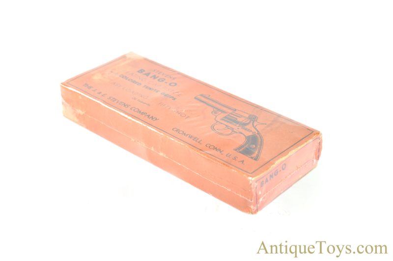 J.E. Stevens Co. “Bang-O” Toy Cap Pistol Gun with Box <FONT COLOR="ff000 ">*SOLD*</font> - Image 7