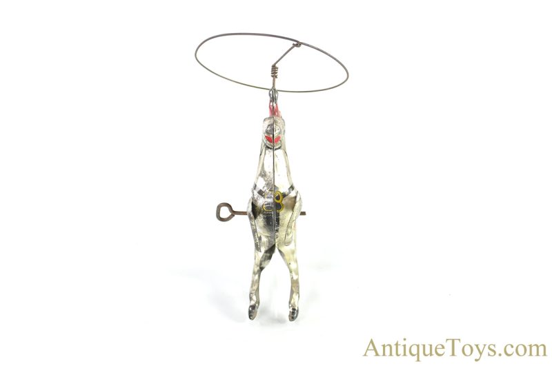 Marx Tin Lithographed Windup ca. 1930's "Hi-Ho Silver, The Lone Ranger" Silver Version Western Toy <FONT COLOR="ff000 ">*SOLD*</font> - Image 6