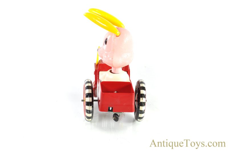 Marx Tin & Plastic Lithographed Windup "Peter Rabbit Eccentric Car" Wacky Jeep in Box <FONT COLOR="ff000 ">*SOLD*</font> - Image 6