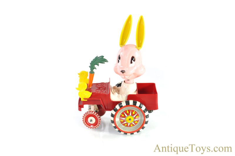 Marx Tin & Plastic Lithographed Windup "Peter Rabbit Eccentric Car" Wacky Jeep in Box <FONT COLOR="ff000 ">*SOLD*</font> - Image 3