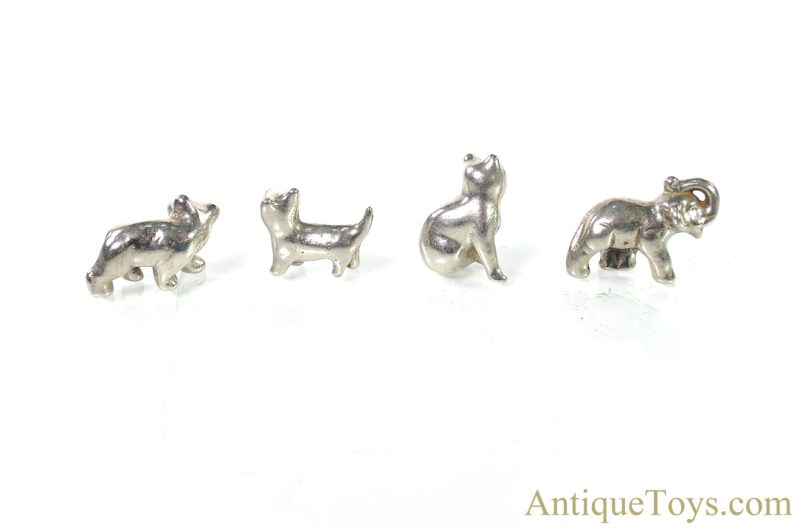 Arcade 4 Small Metal Animals Dog Cat Bear Elephant in Display Box <FONT COLOR="ff000 ">*SOLD*</font> - Image 4