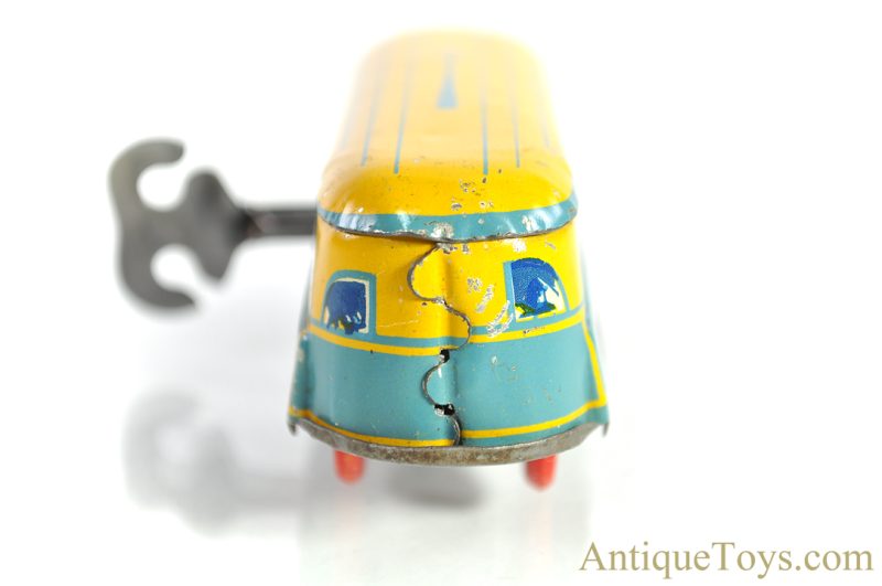 Noel Dufourt Tin Lithographed Windup “Mont-Blanc Express” in Box French Toy <FONT COLOR="ff000 ">*SOLD*</font> - Image 12